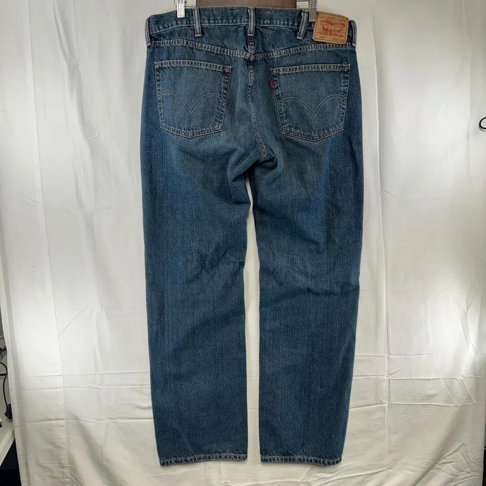 Levi's 559 Relaxed Straight Jeans Mens 38x34 Blue 100% Cotton Denim